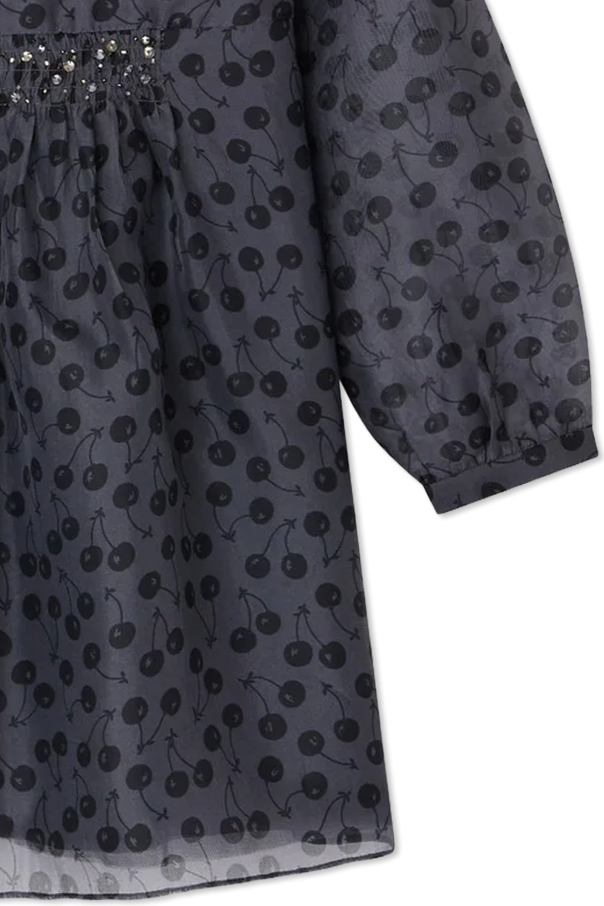 Bonpoint  Dress with shimmering appliqués