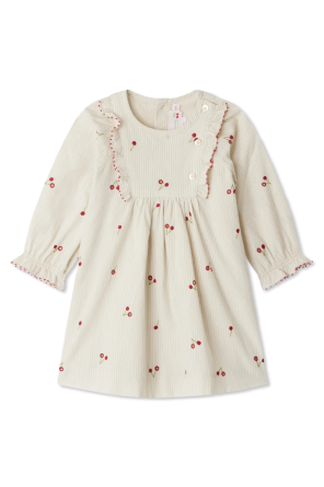 Dress with cherry motif