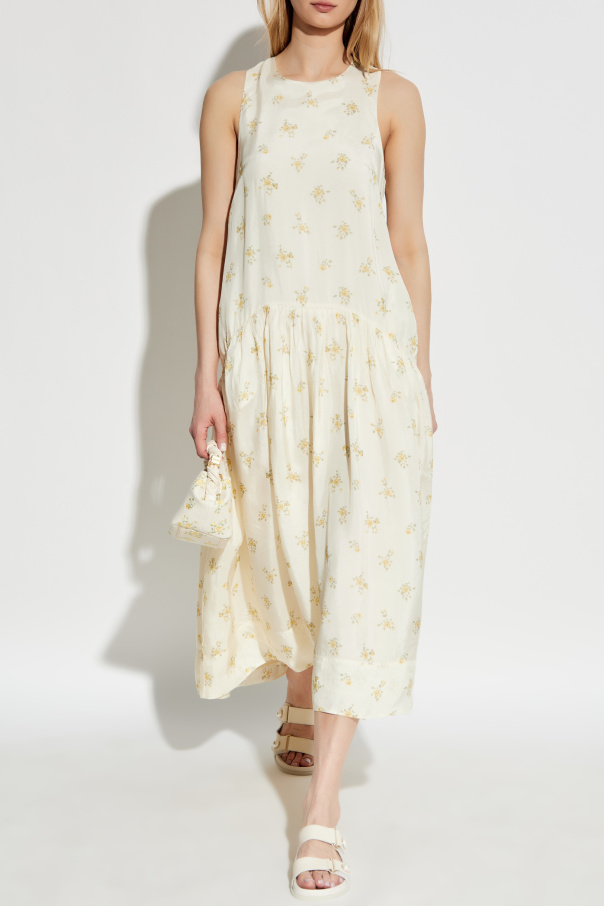 Ganni Sukienka z motywem kwiatowym