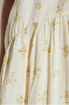 Ganni Sukienka z motywem kwiatowym