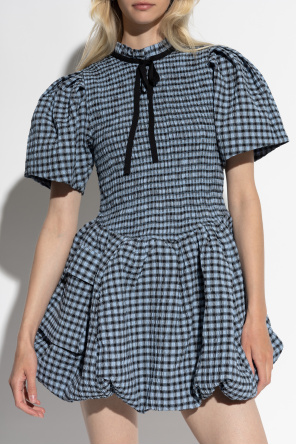 Ganni Dress with a plaid pattern