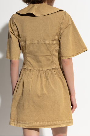 Ganni Dress with a collar