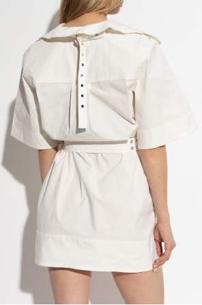 Ganni Vestido con cinturón