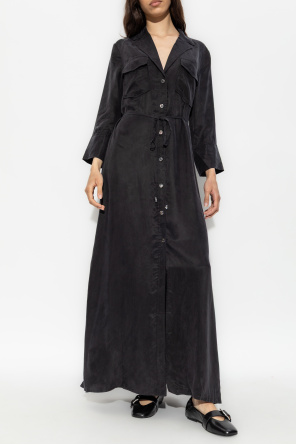 Ganni Kleid mit Taillengürtel