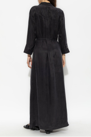 Ganni Kleid mit Taillengürtel