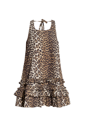 Dress with animal print