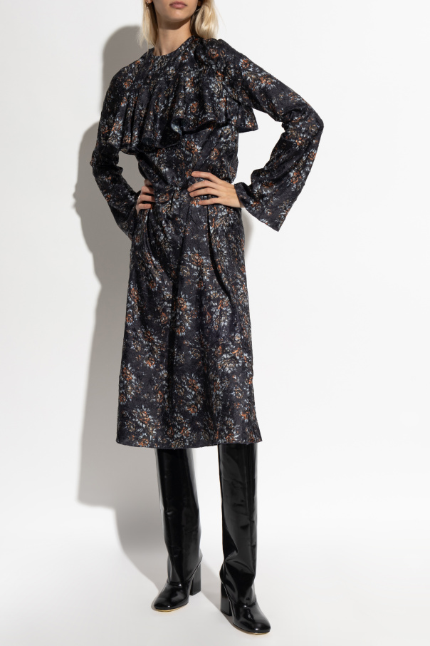 Ganni Vestido con estampado floral