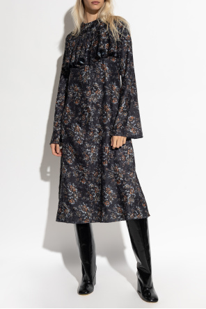 Ganni Vestido con estampado floral