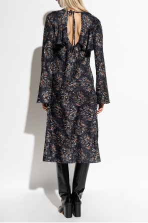 Ganni Vestido con estampado floral