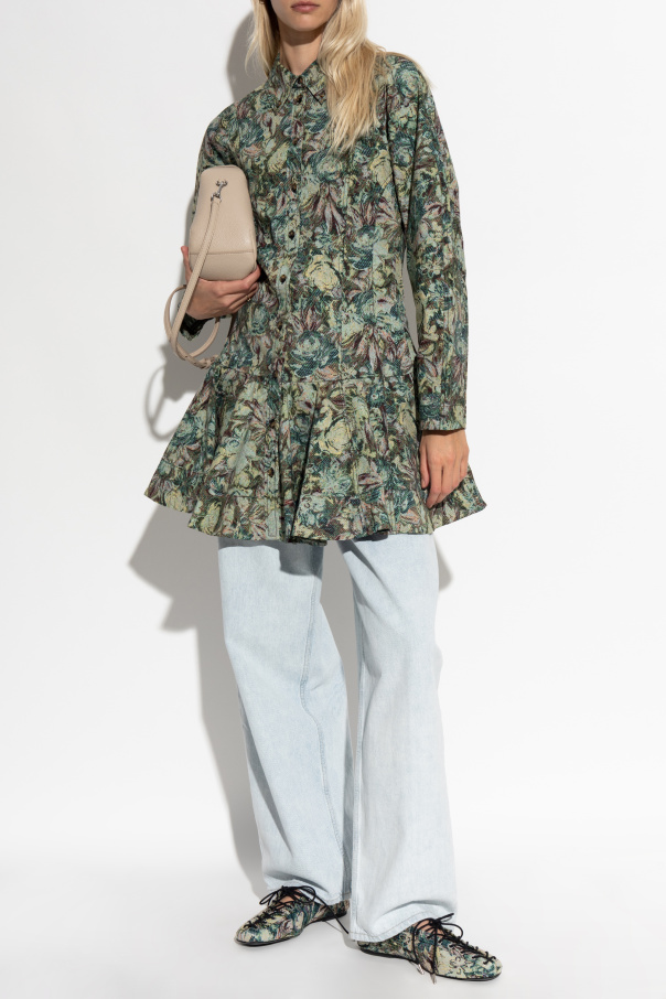 Ganni Vestido estampado