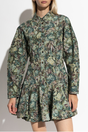 Ganni Vestido estampado