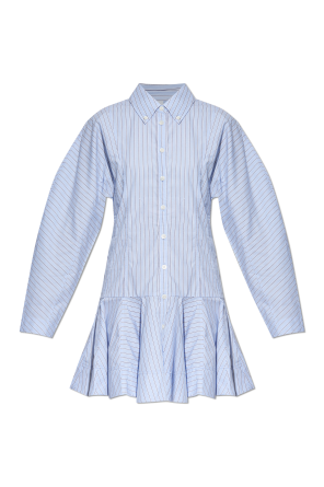 Dress with stripe pattern