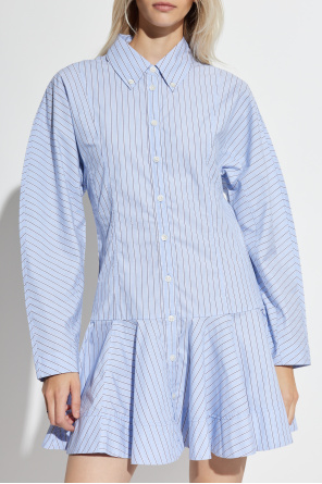Ganni Dress with stripe pattern