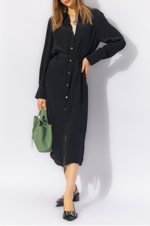 Dress with collar od moschino smiley logo print hoodie item