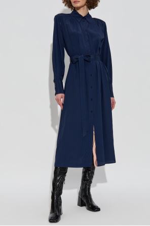PS Paul Smith Silk dress with a waist belt