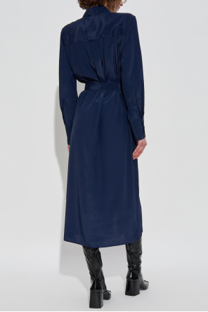 PS Paul Smith Silk dress with a waist belt