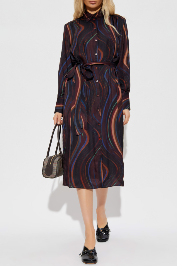 PS Paul Smith Kleid mit Gürtel in der Taille