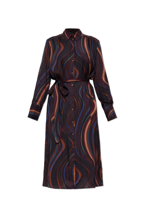 Dress with a waist belt