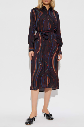PS Paul Smith Kleid mit Gürtel in der Taille