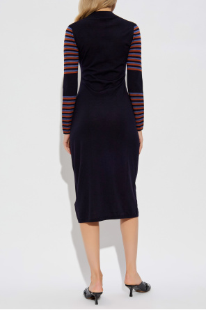 PS Paul Smith Vestido de lana de corte ajustado