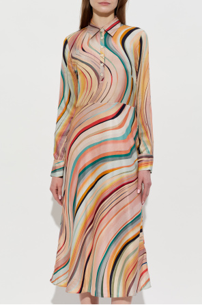 PS Paul Smith Vestido con estampado de rayas