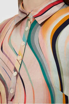 PS Paul Smith Vestido con estampado de rayas