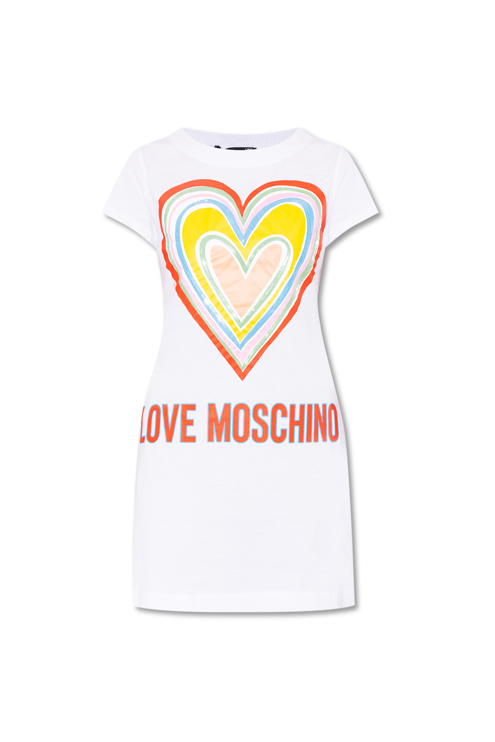 Love Moschino GAP Leggings bianco smeraldo rosso violaceo pueblo