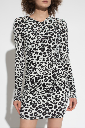 Love Moschino Dress with animal motif