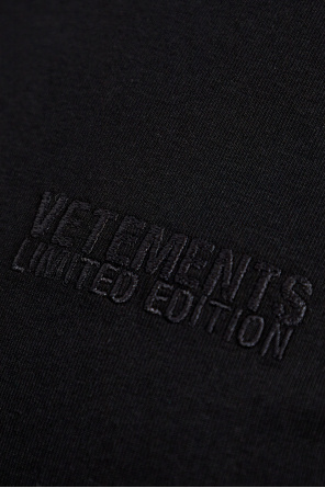 VETEMENTS Sukienka z logo