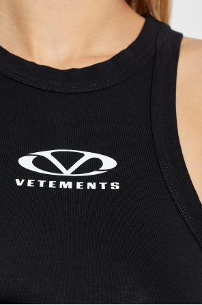 VETEMENTS Sukienka z logo