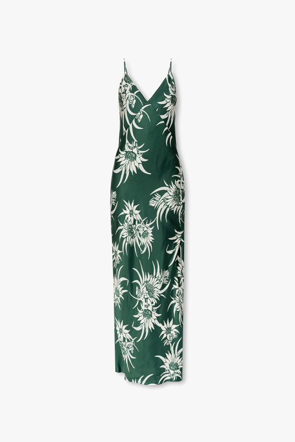 Milly Lilliana parrot-print dress Verde  ‘Larissa’ dress