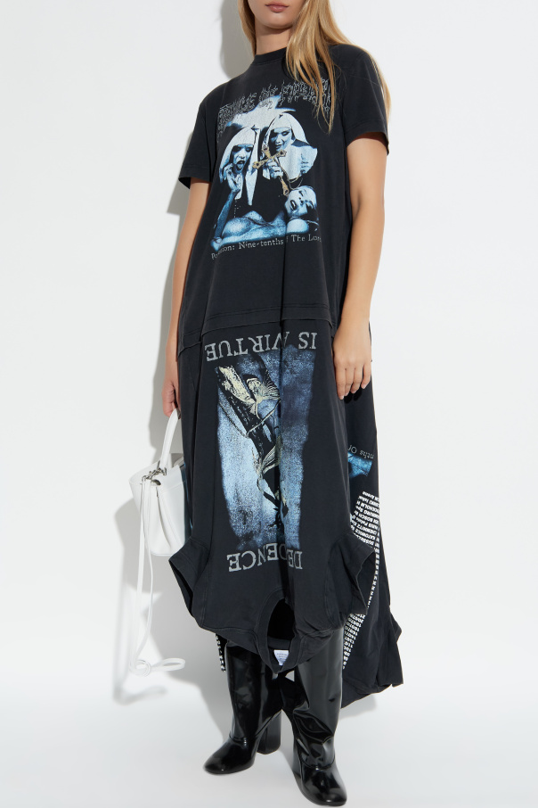 VETEMENTS Sukienka z nadrukiem