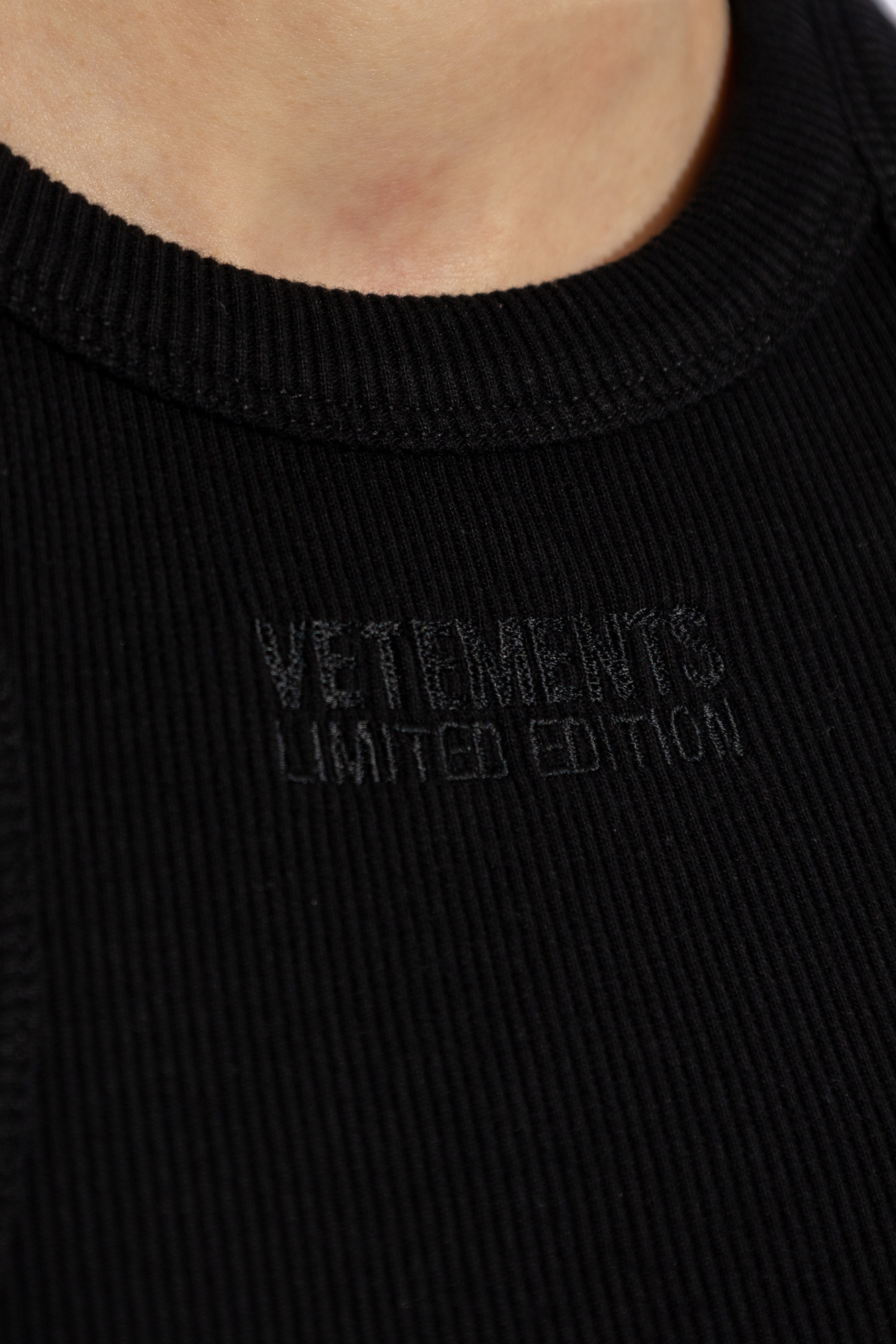 VETEMENTS Dress with logo