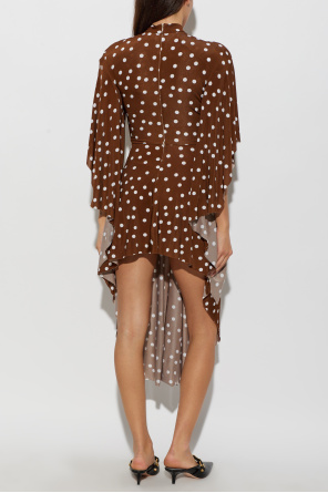 VETEMENTS Vestido assimétrico com ombreiras