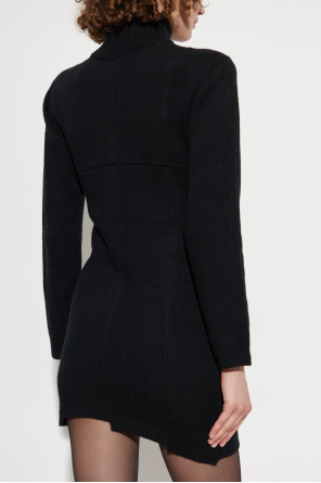 VETEMENTS Vestido con cuello alto