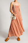 Proenza Schouler spiral-print button-up dress Rosso Asymmetrical slip dress