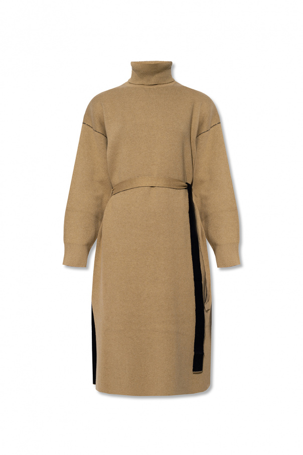 Proenza Schouler White Label WOMEN COATS SHORT COATS wearing a furry green Proenza Schouler coat