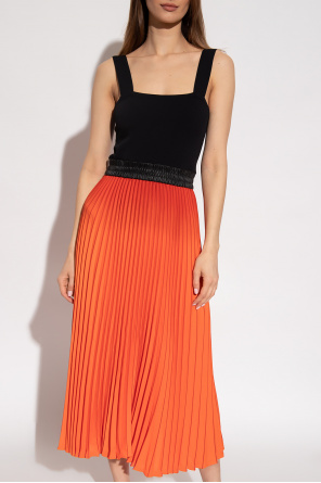 proenza Cropped Schouler White Label Pleated dress
