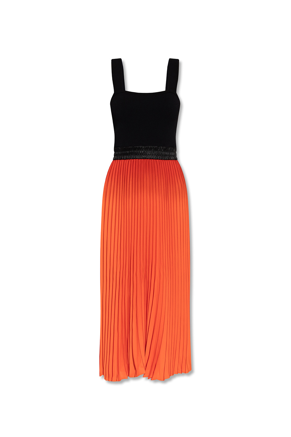 proenza print schouler high neck dress Pleated dress