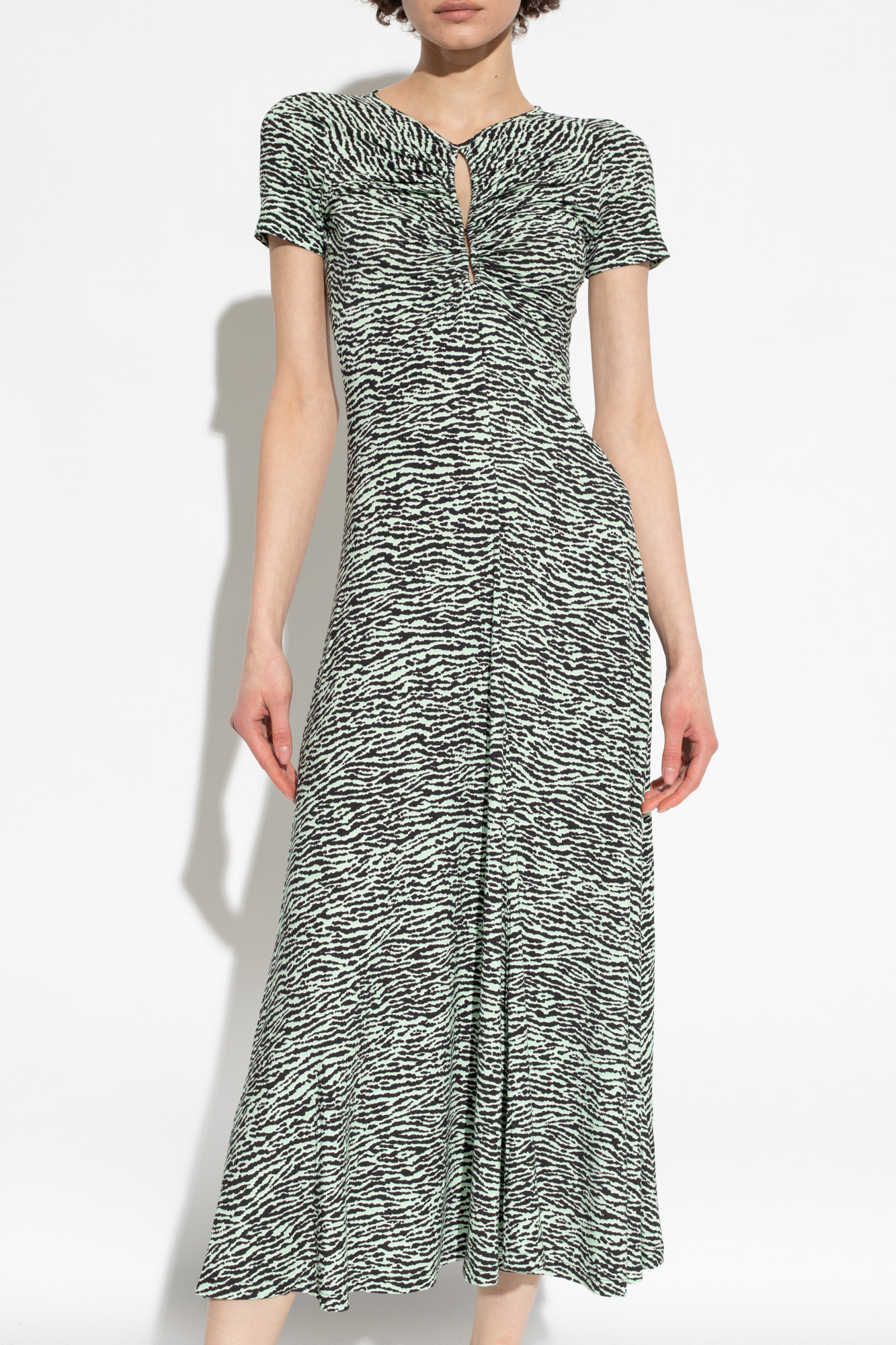 proenza Dam Schouler White Label Dress with animal motif