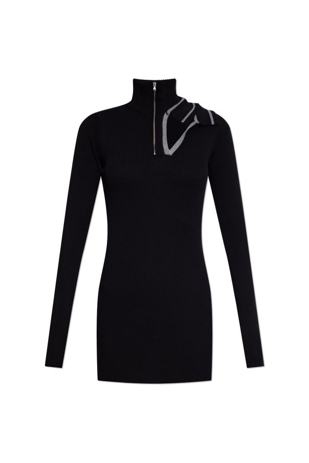 Zip Sweat Tunic Dress, Womens Tops & Tees