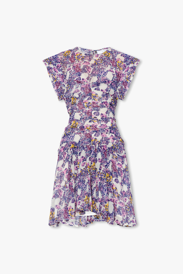 Iro ‘Janek’ patterned taille dress