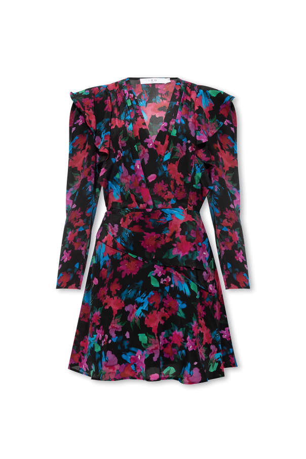Iro ‘Masca’ silk dress with floral print