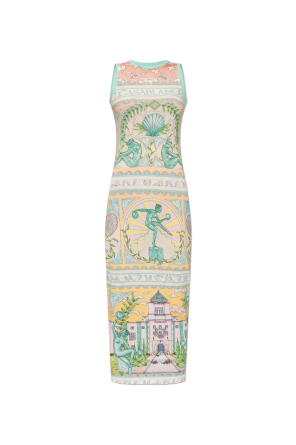 Patterned sleeveless dress od Casablanca