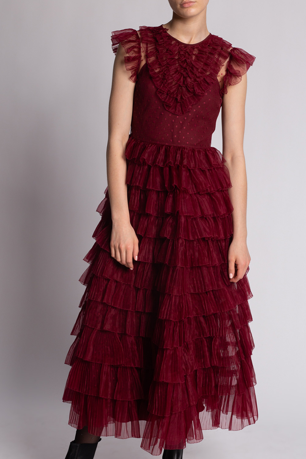 red valentino tulle dress