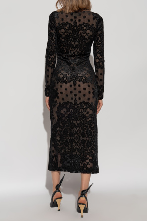 Etro Dress with pattern and velvet finish