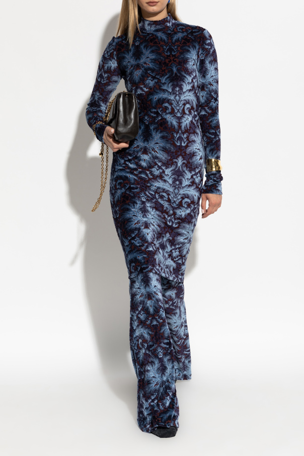 Etro Vestido con acabado aterciopelado