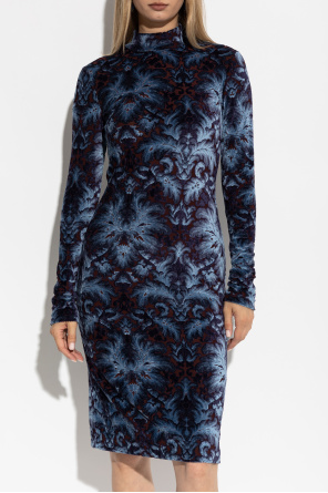 Etro Vestido con acabado aterciopelado