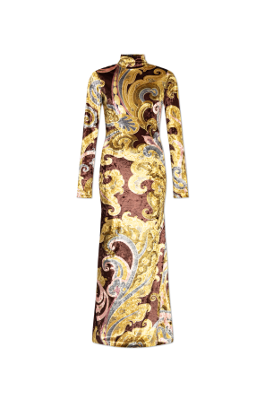 Dress with velvet finish od Etro