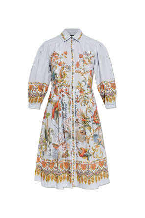 Dress with colorful print